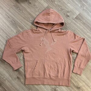 American Eagle Casual Hoodie in Dusty Pinkish Peach size medium
